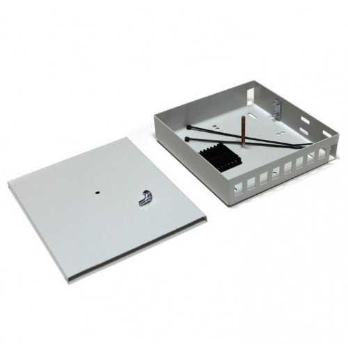 Кросс АСВ распределительный настенный Мини до 8 портов FC/ST 